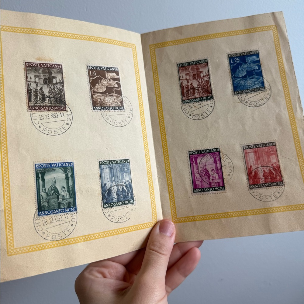 10 Vatican Stamps